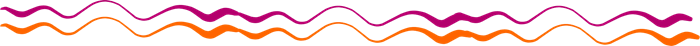 Separator line made up of colorful stripes.
