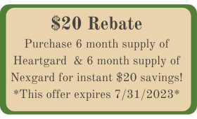 $20 Rebate Heartguard