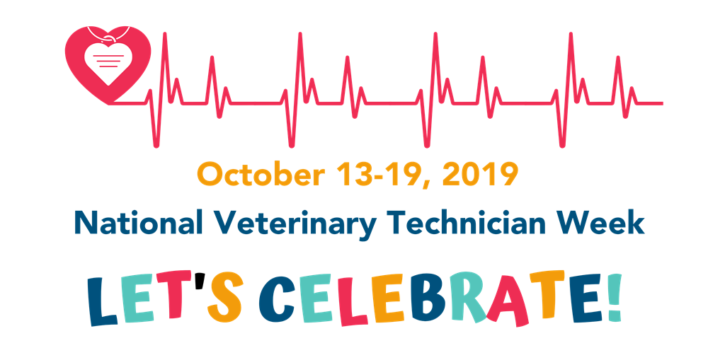 Oct. 13-19 2019 National Veterinary Technician Week - Let's Celebrate!