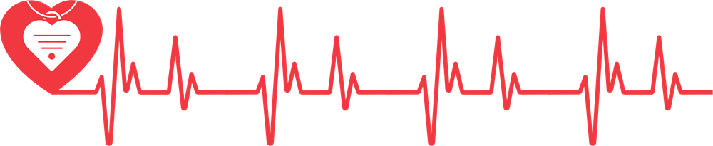 Yellow separator line with a heart.