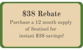 $38 Rebate - Sentinel